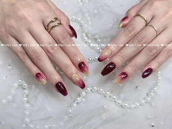 エムアンドワイ 秋葉原店(M&Y)/秋大人気マーブルネイル