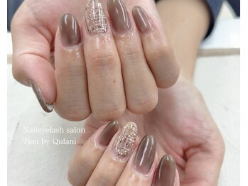 2本アートネイル