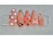 リルモ(RELUMO)/2月定額ネイルデザイン