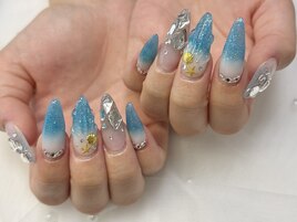 スカルプ/ロングネイル/長さ出し
