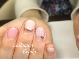 ガーリーツイードネイル【銀座】