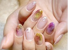 ネイルマジック 仙台一番町店(NAIL MAJIC)/カラフルフラワーネイル☆オ-ダ-