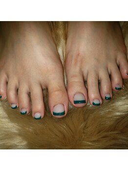 リラクゼーションエステハウス リンレイ(RINREI)/フットデザインネイル5500円