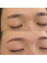 ホワイトアイ 新潟駅前(WHITE EYE)/ストレートアーチ眉