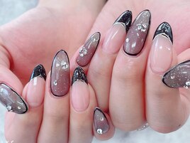 ブラックギャルネイル☆