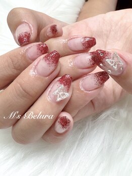 ラメグラデーション