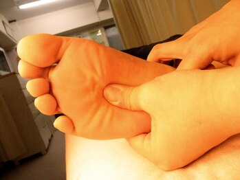 東洋中国太極気功整体院/グイッとツボを刺激していきます