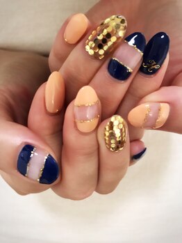 大人サマーネイル