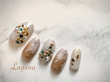 ラグウナ(Laguna)/華やかクリスマスネイル