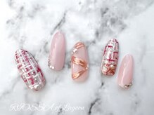 リオッサ オブ ラグーン(RIOSSA of Lagoon)/ホロｘツイードネイル♪