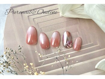 ピュアネイルアンドオンディーヌ/定額ミドルデザイン