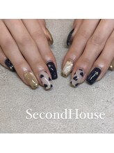 セカンドハウス(second house)/ネイビーネイル