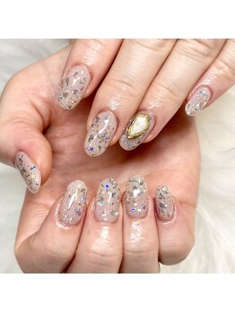 マイオティック ネイル(miotic nail)/乱切りホログラムワンカラー