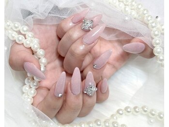 ウィステリア 名古屋栄店(WISTERIA)/チップ長出し+ワンカラーパーツ