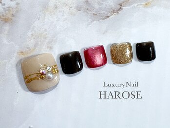ラグジュアリーネイル ハローズ(HAROSE)/フットジェルアートコース