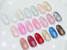 《フット》ラメワンカラー