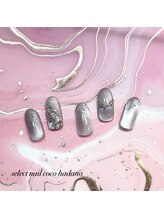 セレクトネイル ココ 秦野店(SELECT NAIL COCO)/5&6月ハンド　マグとミラー