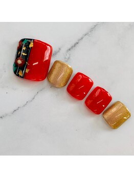 ネイルズ アヴァンティ(Nails Avanti)/ケア付き定額フットジェル￥8800