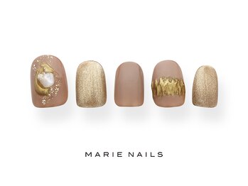 マリー ネイルズ いわきラトブ店(MARIE NAILS)/定額6,600円税込 ブラウン 0127c