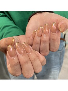 ミントリーフ バイ リート(Mint leaf by Reat)/オーロラ×ミラーフレンチ