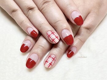 モフルール(Mofuleur)/チェックとストレートフレンチ