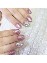 リフュージュ 隠れ家/キラキラ埋め尽くしネイル