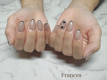 フランセス(Frances)/細フレンチ＆ハートホログラム