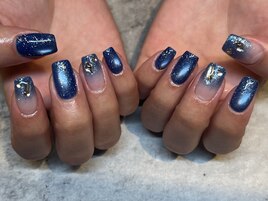 8月　マグネットネイル