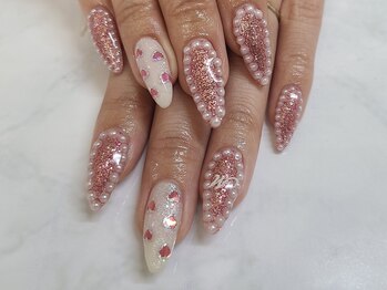 ネイルサロン ドレス(Nail Salon Dress)/【山川】ハートネイル