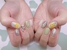 ミモザネイルとマダムなヒョウ