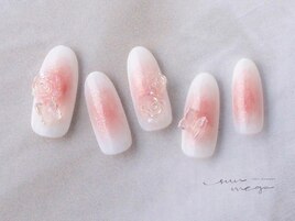 チークネイル×春ネイル