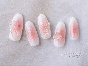 チークネイル×春ネイル