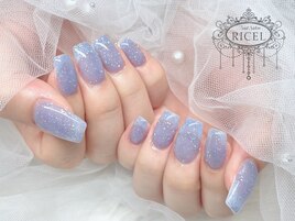 ブルーワンカラーデザイン♪