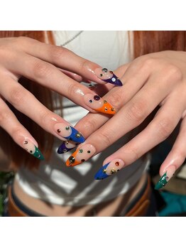 スターネイルプラス 福岡天神西通り店(Star Nail plus)/カラフルフレンチ