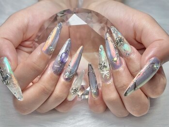 ファビュラスネイル(Fabulous Nail)の写真/次世代エクステンションで長さだし♪スラっとした指先で憧れの美フォルム爪に♪学割クーポンもご用意あり◎