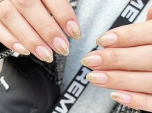 カルフールリル 姪浜店(carrefour Lir)/naildesign：ラメグラデーション