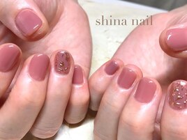 フラワーミラーアートネイル♪