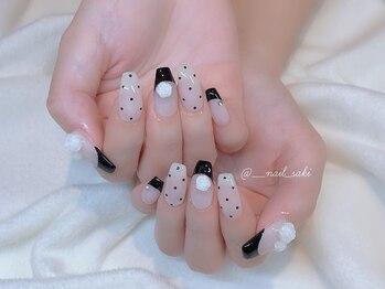 モカ 心斎橋(moca by Lee)/【Saki】バラ×フレンチ×ドット