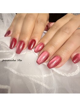 リンモチコミ(Rin)/【フィルイン】マグネットネイル