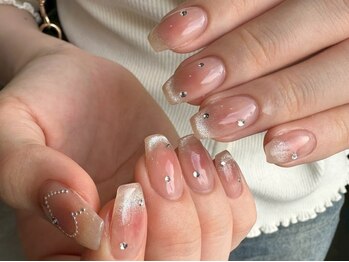 ナティーク ネイル 三島(Natique)の写真/指先を綺麗に魅せ気分の上がる手元へ＊オフィスや普段使いにぴったりの可愛いシンプルデザイン多数♪