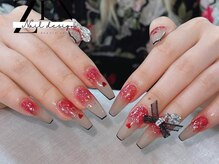 ゼン ネイル デザイン 池袋(ZEN NAIL DESIGN)/長さだしやり放題×つけ放題