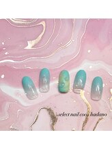 セレクトネイル ココ 秦野店(SELECT NAIL COCO)/5&6月ハンド　水滴ネイル