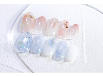 ルポネイル 高円寺(repos nail)の写真/【定額￥6200/￥7200/￥8200】ショートに合うデザイン多数★口コミ高評価の実力派サロン★個室空間[高円寺]