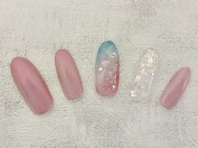 ネイルエイム(Nail eim)/シンプル★ニュアンス★ホロ