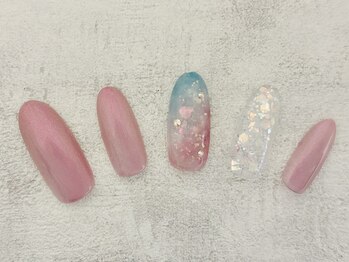 ネイルエイム(Nail eim)/シンプル★ニュアンス★ホロ