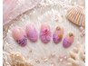 【全員】桜貝マーメイドネイル ¥6000