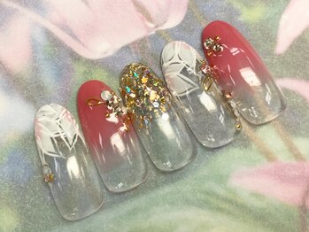 ネイルサロン マハロ(Nail salon MaHaLo)/新規付替オフ込☆ハンド¥7950