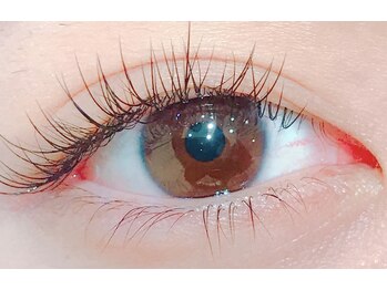 ネイルアンドまつ毛エクステ ルーナ イオン相模原店/フラットラッシュ/100本