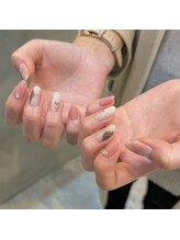 エムスラッシュ ネイル たまプラーザ(M.SLASH)/ニット風ネイル♪