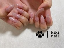 キキネイル 二子玉川(kikinail)/ラメワンカラー/夏ネイル